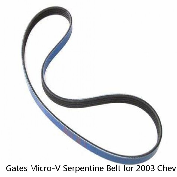 Gates Micro-V Serpentine Belt for 2003 Chevrolet Malibu 3.1L V6 Accessory vs