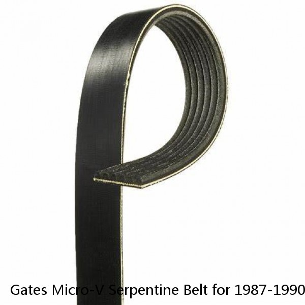 Gates Micro-V Serpentine Belt for 1987-1990 GMC S15 2.5L L4 Accessory Drive vs