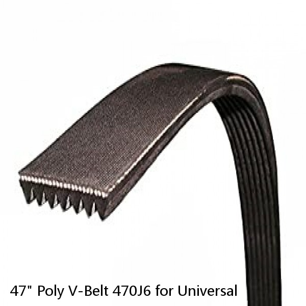 47" Poly V-Belt 470J6 for Universal