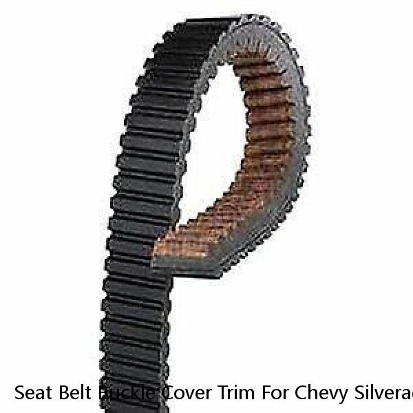 Seat Belt Buckle Cover Trim For Chevy Silverado GMC Sierra 2014-18 Carbon Fiber